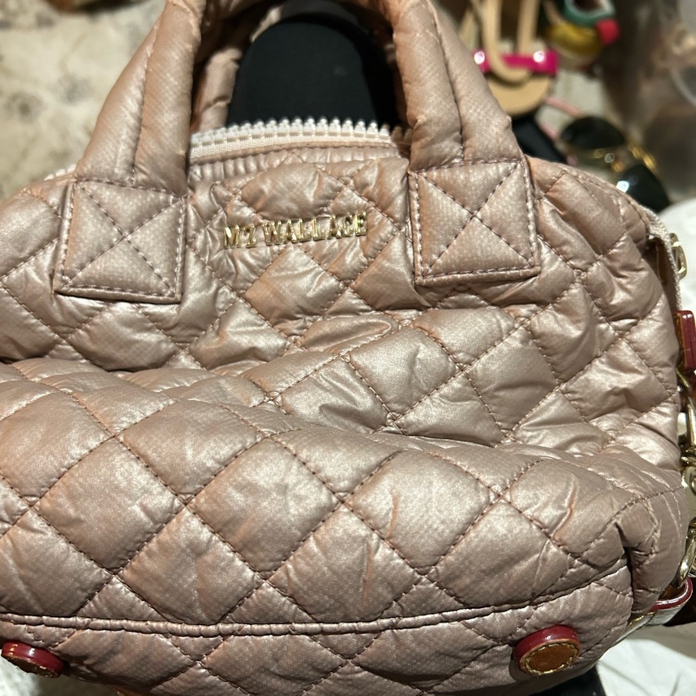 Quilted Metallic Bag